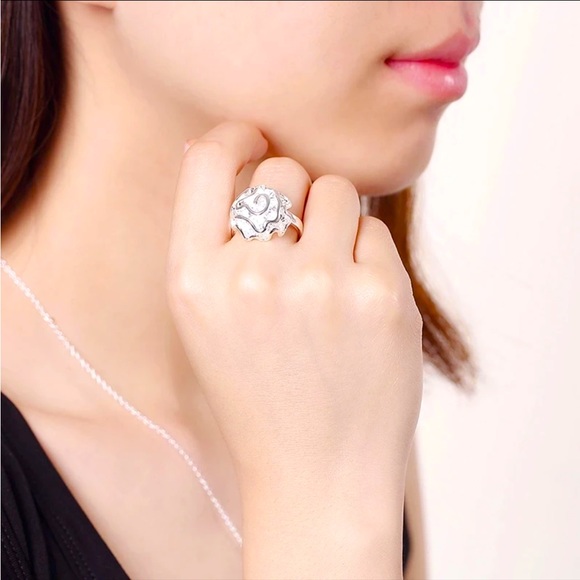 925 Sterling Silver Full 2 pieces Set! Amorgos “Greek islands” Romantic Rose Set - Picture 2 of 5